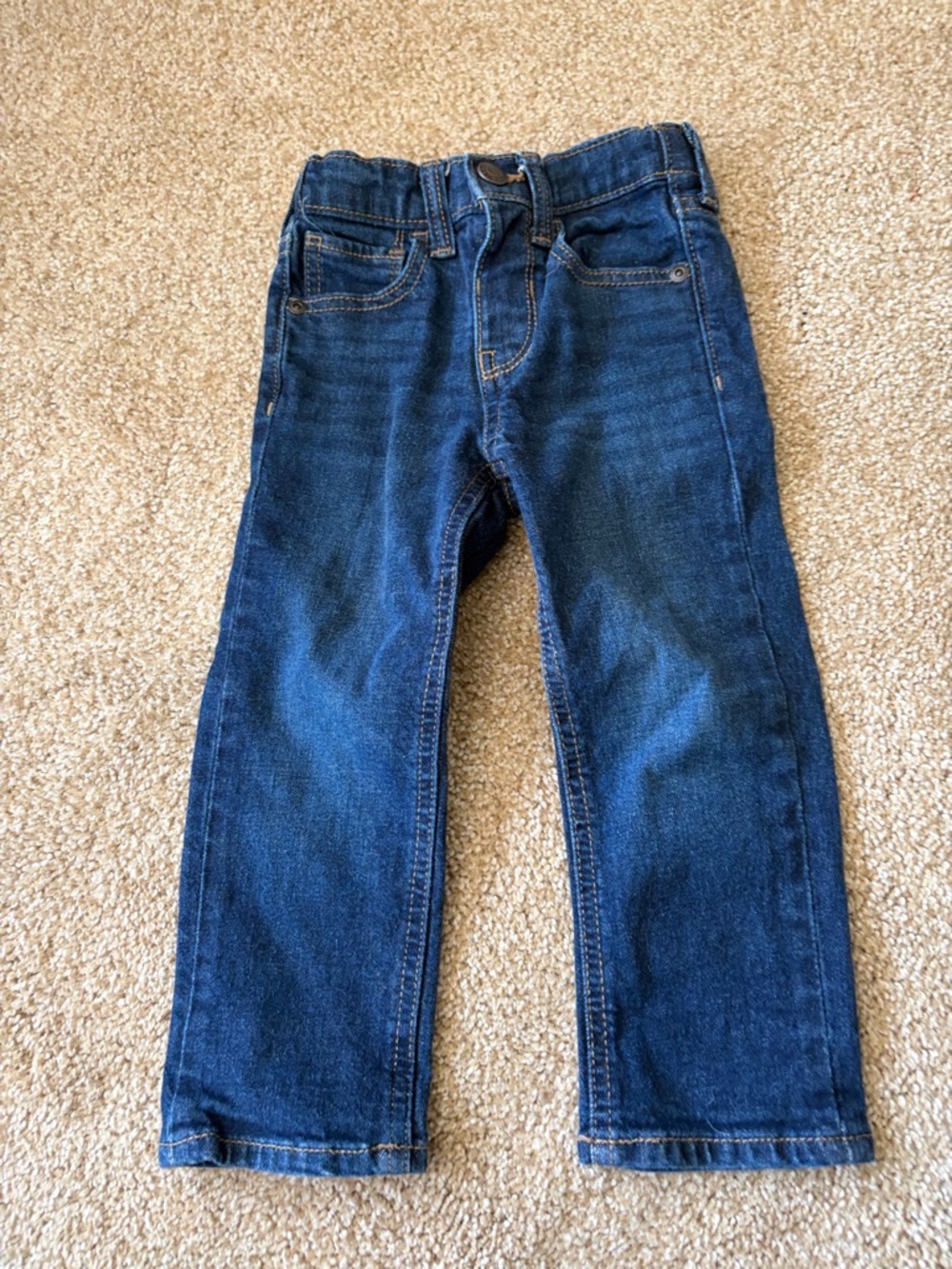 Old Navy Classic Straight Dark Blue Toddler Jeans